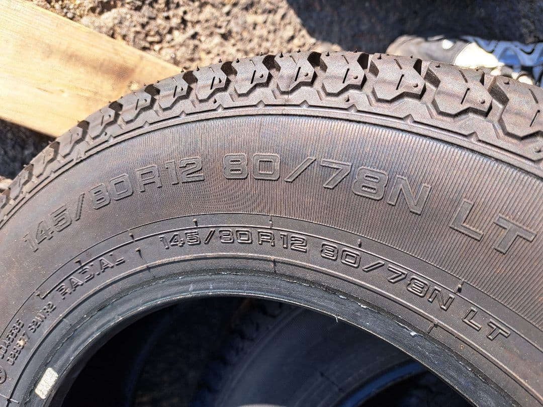 新品保管品！横浜ヨコハマスーパーVAN355 145/80R12LT送料￥300