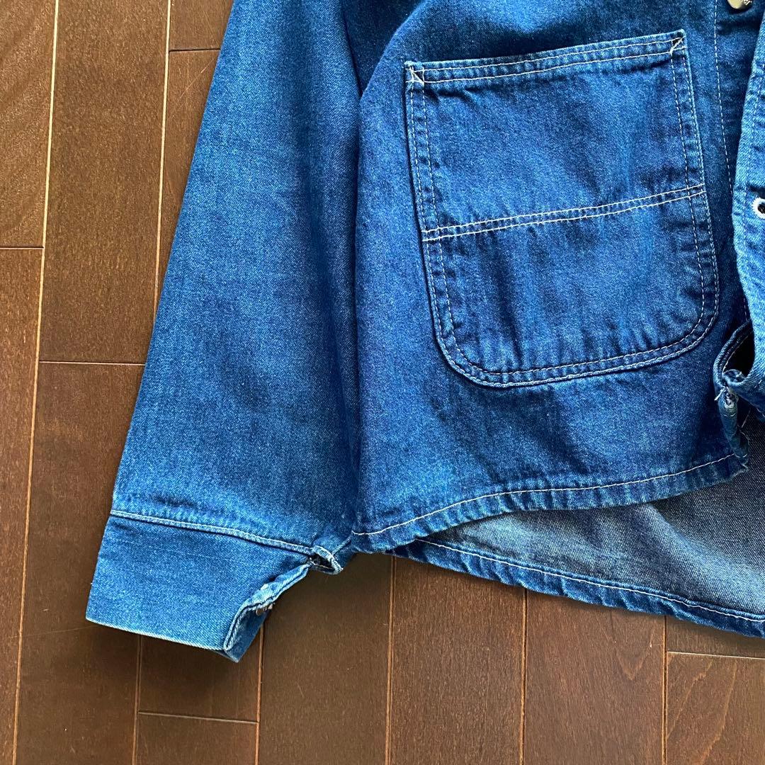 80年代 POINTER デニムカバーオールジャケットMADE IN USA
