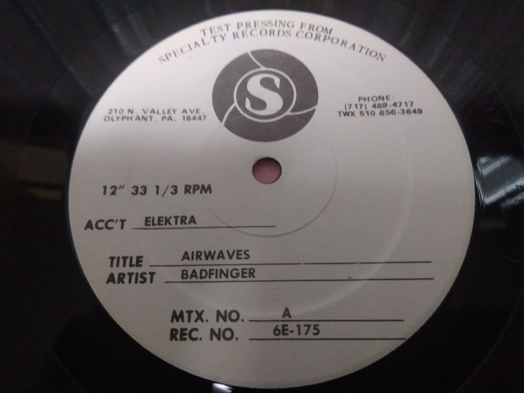 Badfinger Airwaves バッドフィンガー LP