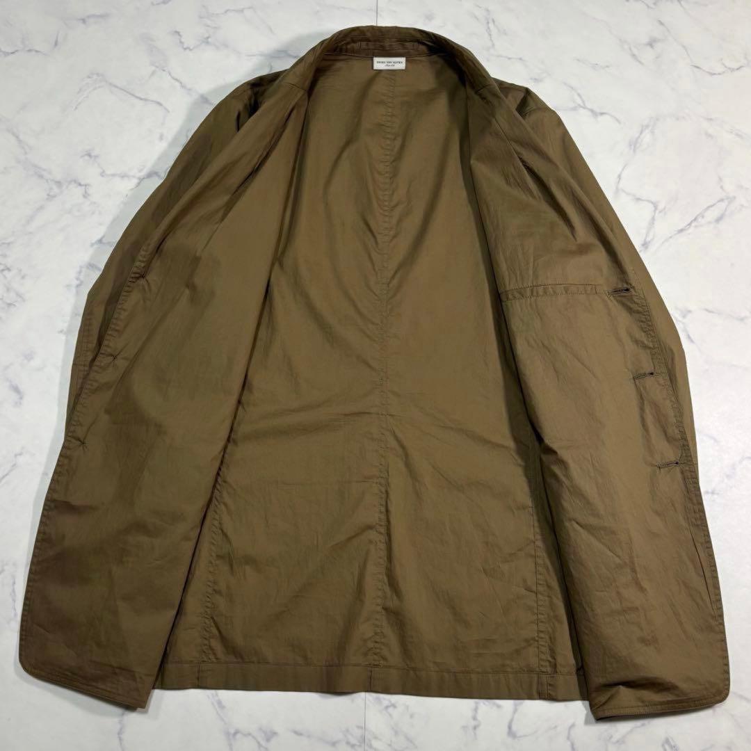 DRIES VAN NOTEN 3ボタン テーラード ジャケット　ブラウン