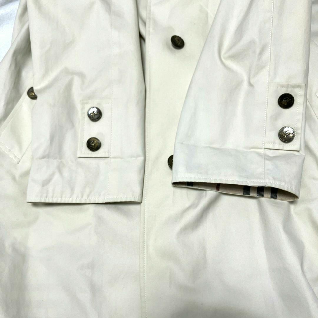 かっこいい！BURBERRY ステンカラーコート 刺繍　ボタン必見