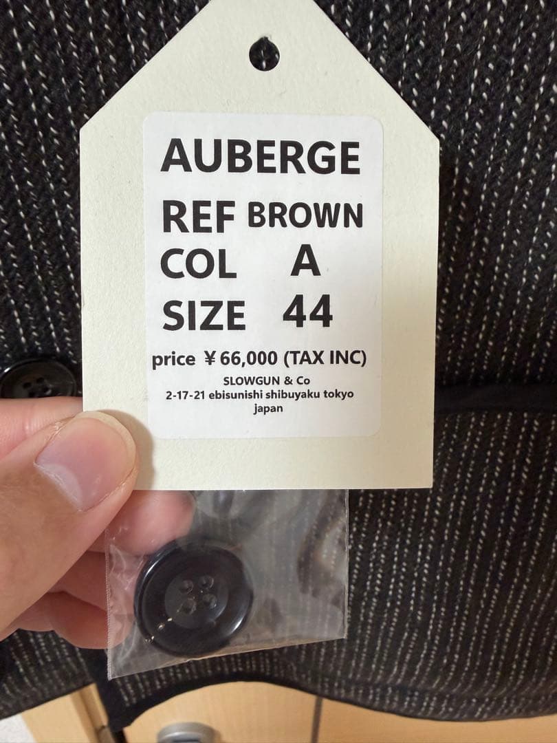 AUBERGE 2025AW 『BROWN』OXFORD GRAY