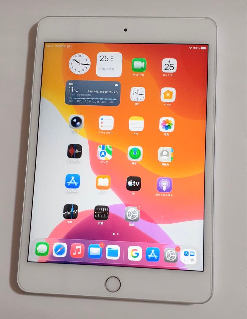 iPad mini5 第五世代 64GB Wi-Fi+cellular シルバー