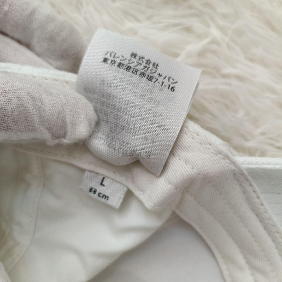 BALENCIAGA✨️保存袋付き ホワイト　キャップ BBロゴ　バレンシアガ