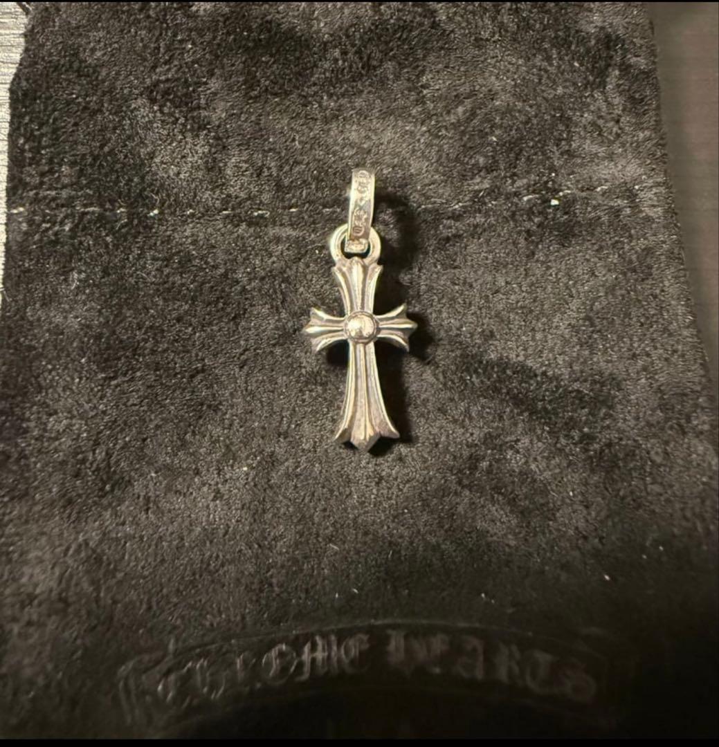 クロムハーツ CH Cross Baby Fat Charm Silver