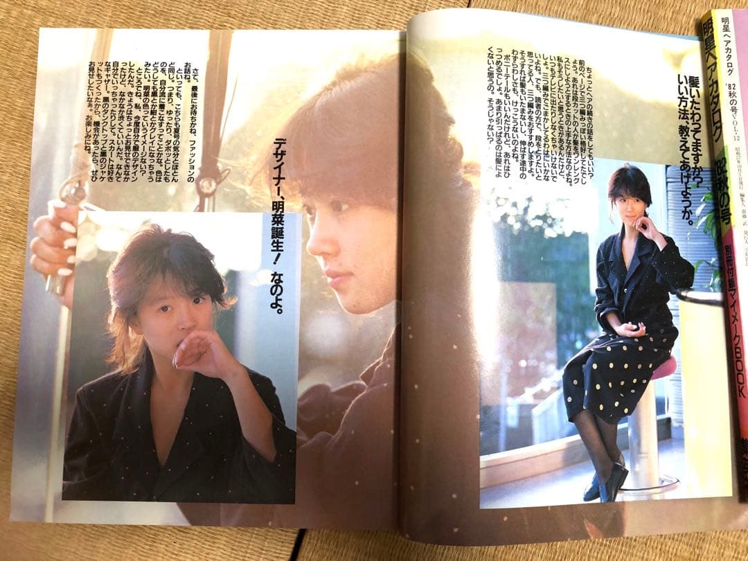 明星ヘアカタログ1985年秋の号【表紙】岡田有希子