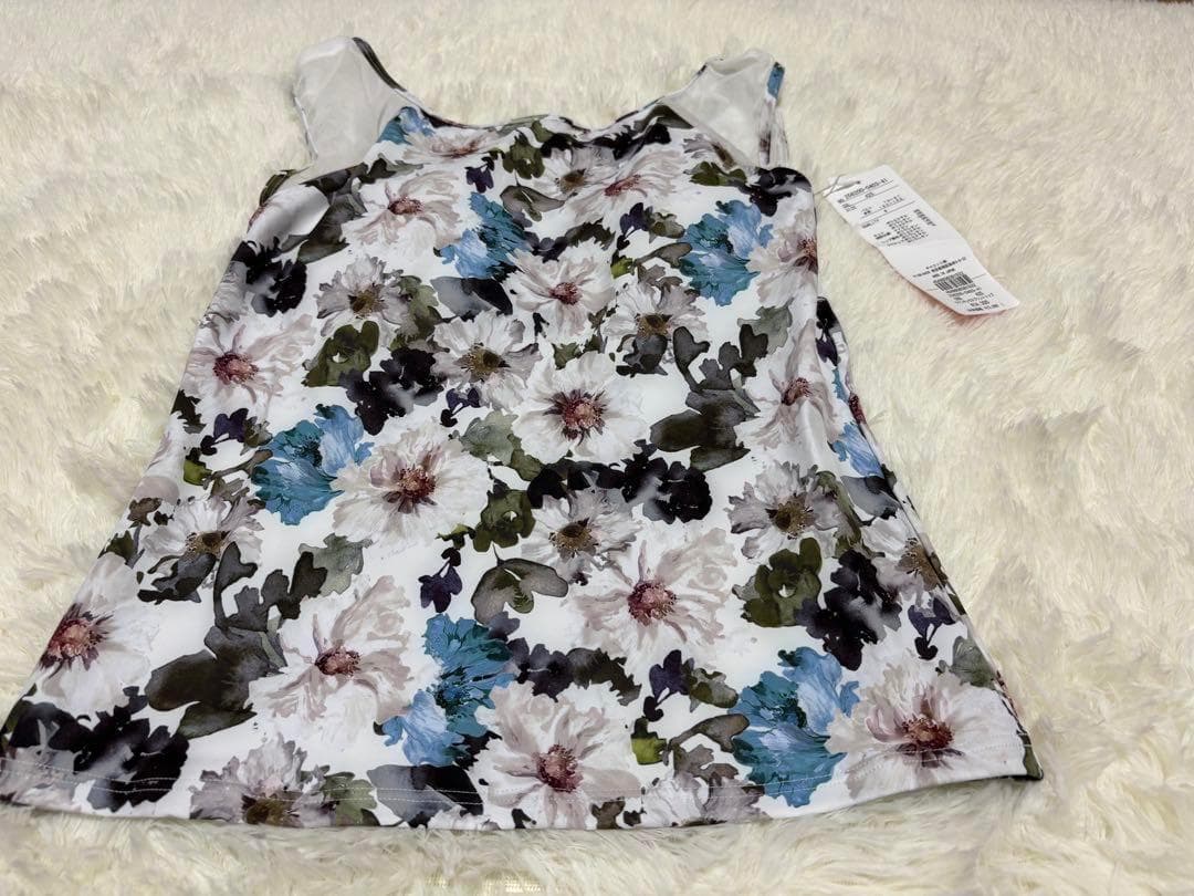 チャコット クラシック レディース ヨガ ピラティス 花柄 ブルー M