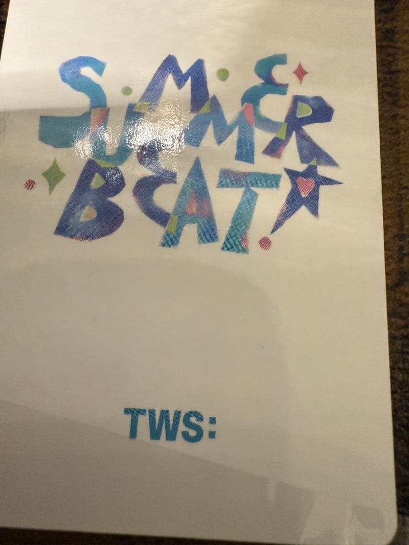 TWS シニュ トレカ SUMMER BEAT weverse ラキドロ