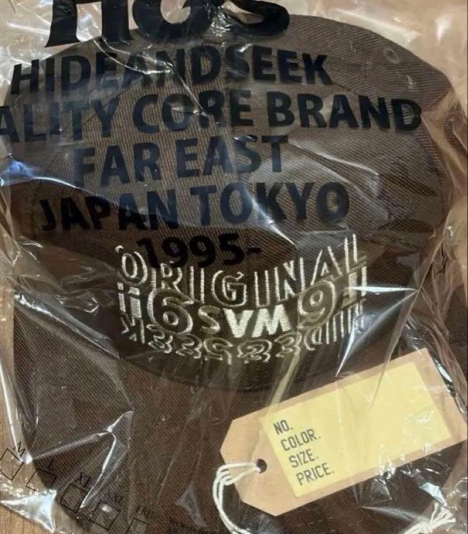 ブラウン HIDEANDSEEK × Toru Nishiura CAP