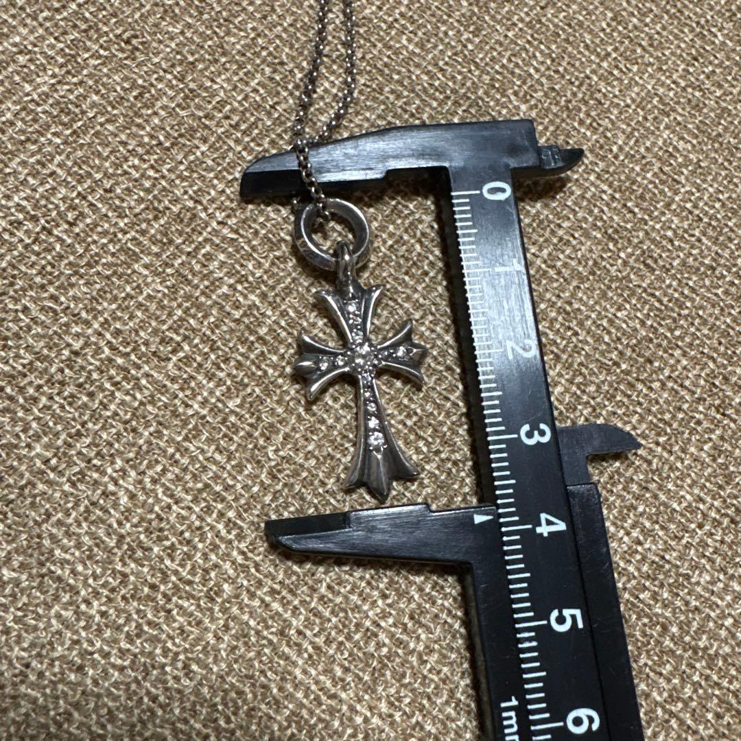【 クロムハーツ 】 タイニーCHクロス ダイヤモンド ロールチェーン