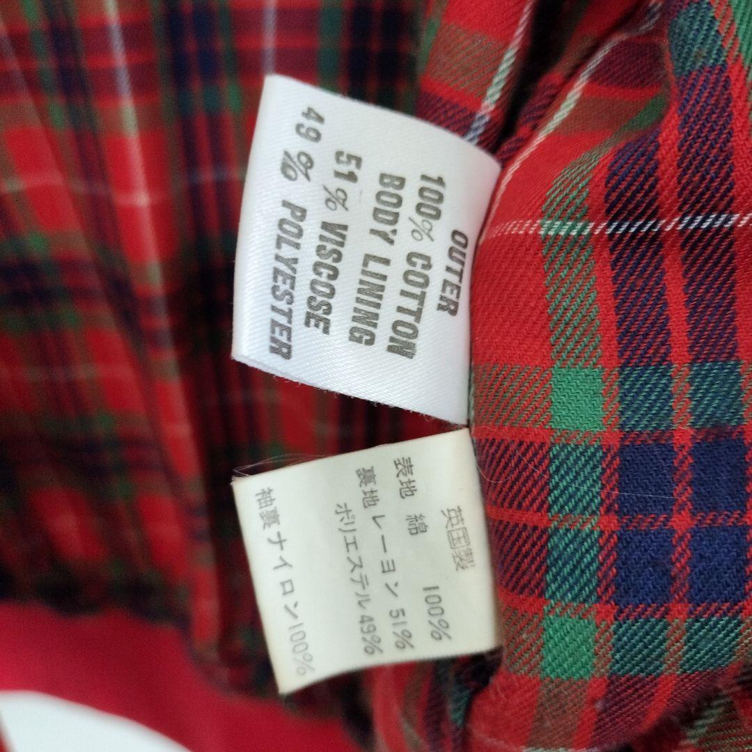 BARACUTA G9 made in England 赤 38