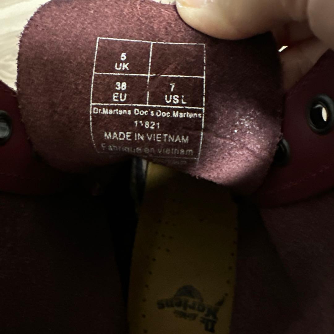 り*さ様 【美品・ソール減りなし】Dr.Martens 8ホールチェリーレッド