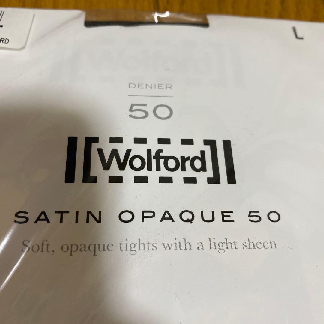 新品★Wolford Satin Opaque 50 L タイツ