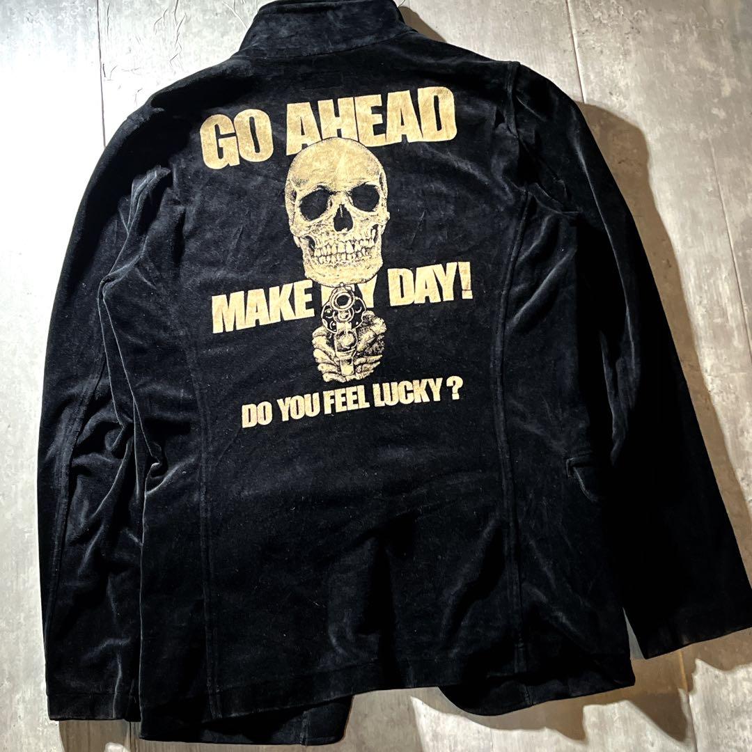 ジャケット・アウター 00s HYSTERIC GLAMOUR GO AHEAD scull y2k