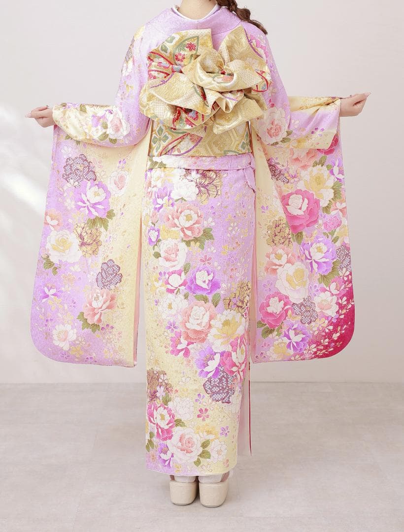≪美品≫振袖単品【869】【150cm~160cmの方用】