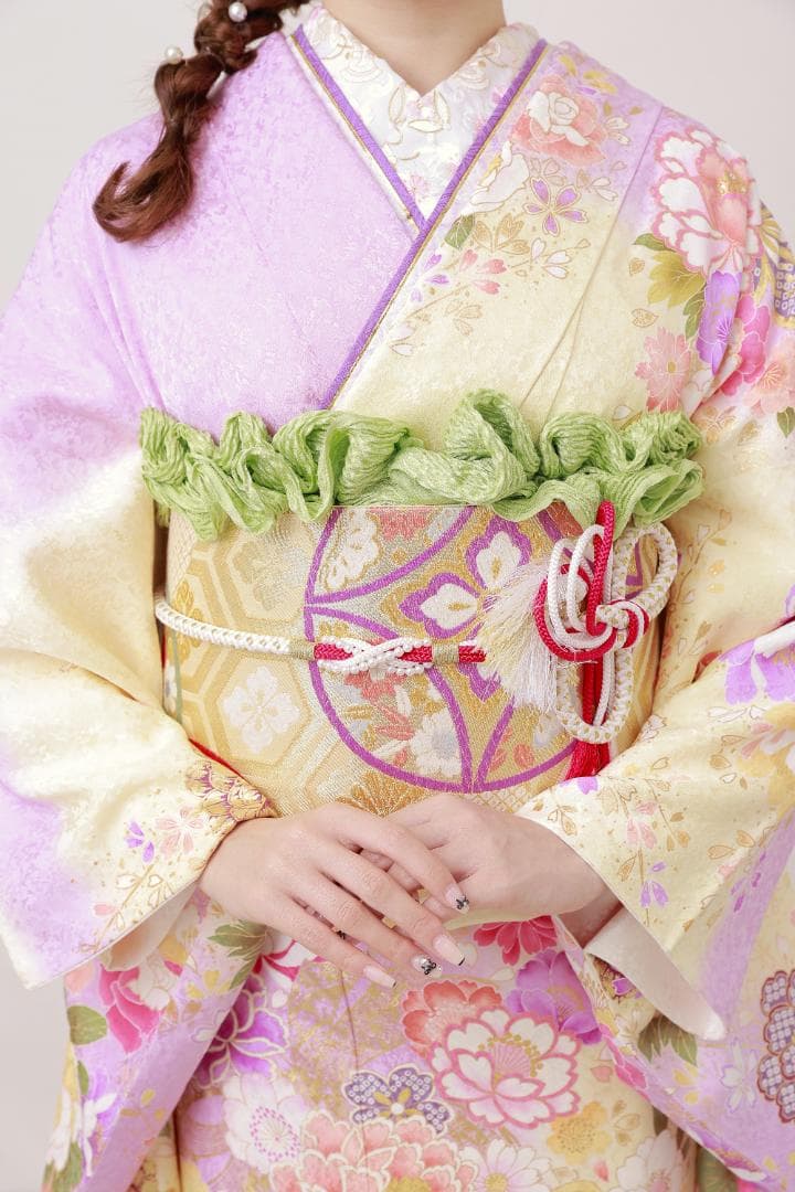 ≪美品≫振袖単品【869】【150cm~160cmの方用】