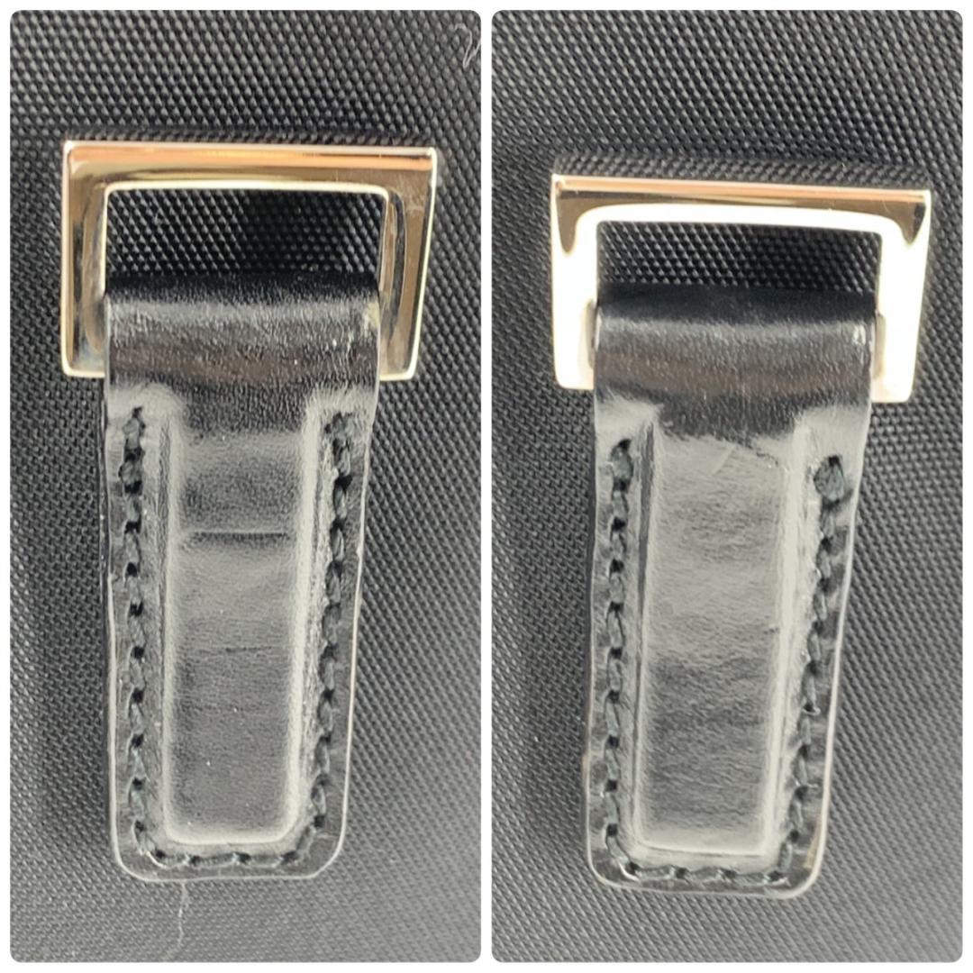 グッチ 2way ボストンバッグ ショルダーバッグ ナイロンキャンバス ブラック