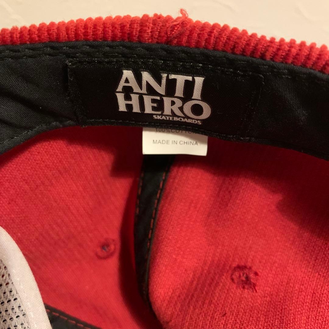 ことりANTI HERO cap アンタイヒーロー コーデュロイキャップ