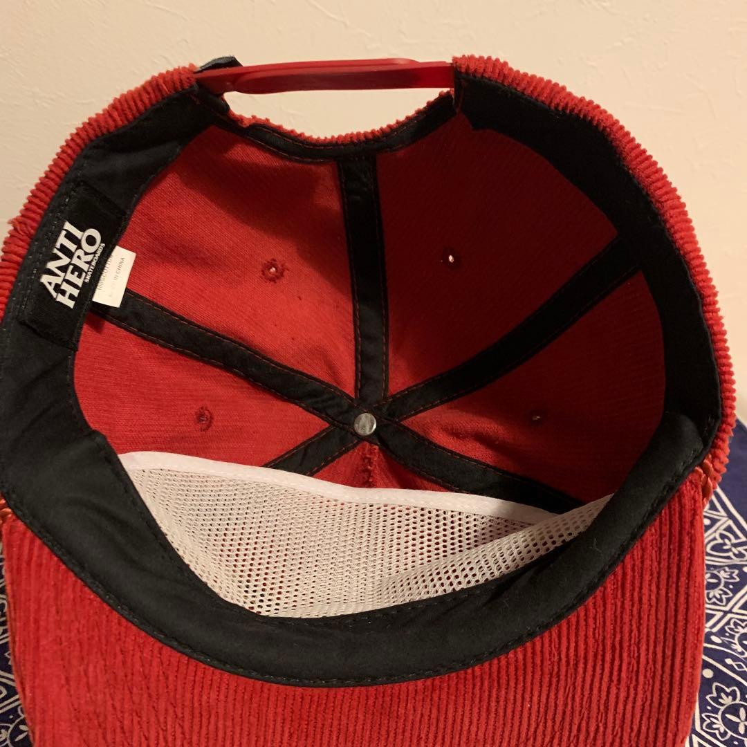 ことりANTI HERO cap アンタイヒーロー コーデュロイキャップ