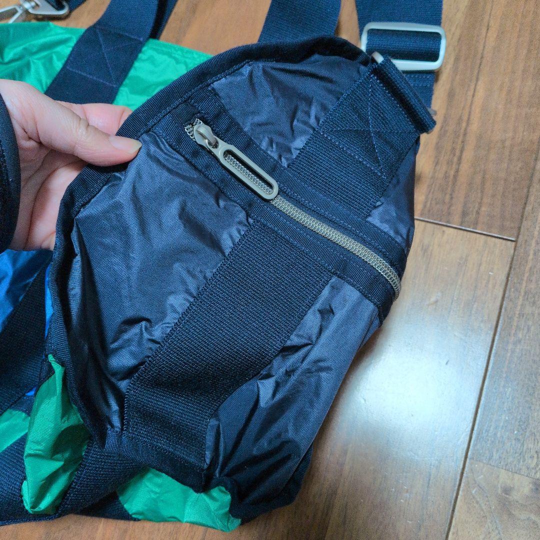 タイムセール★レスポートサック ボストンバッグ ブルー×グリーン