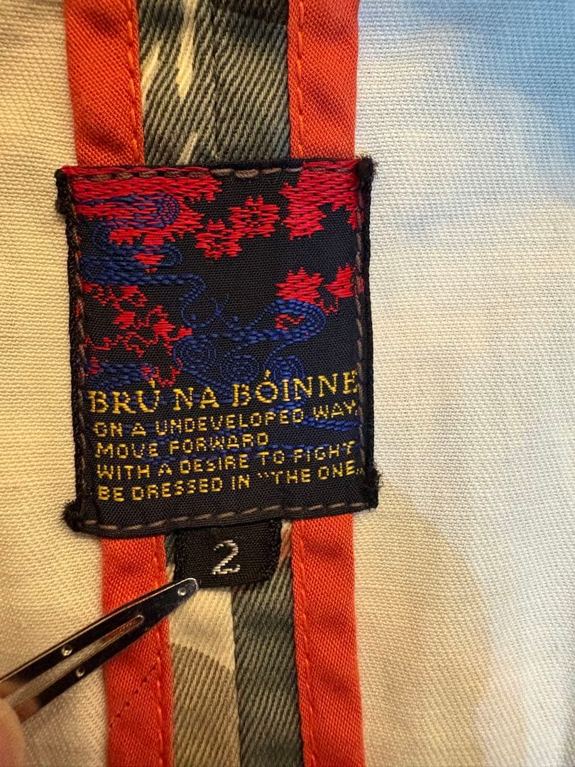 B*N様 ブルーナボインBRU NA BOINNE 迷彩柄 カバーオールジャケッ