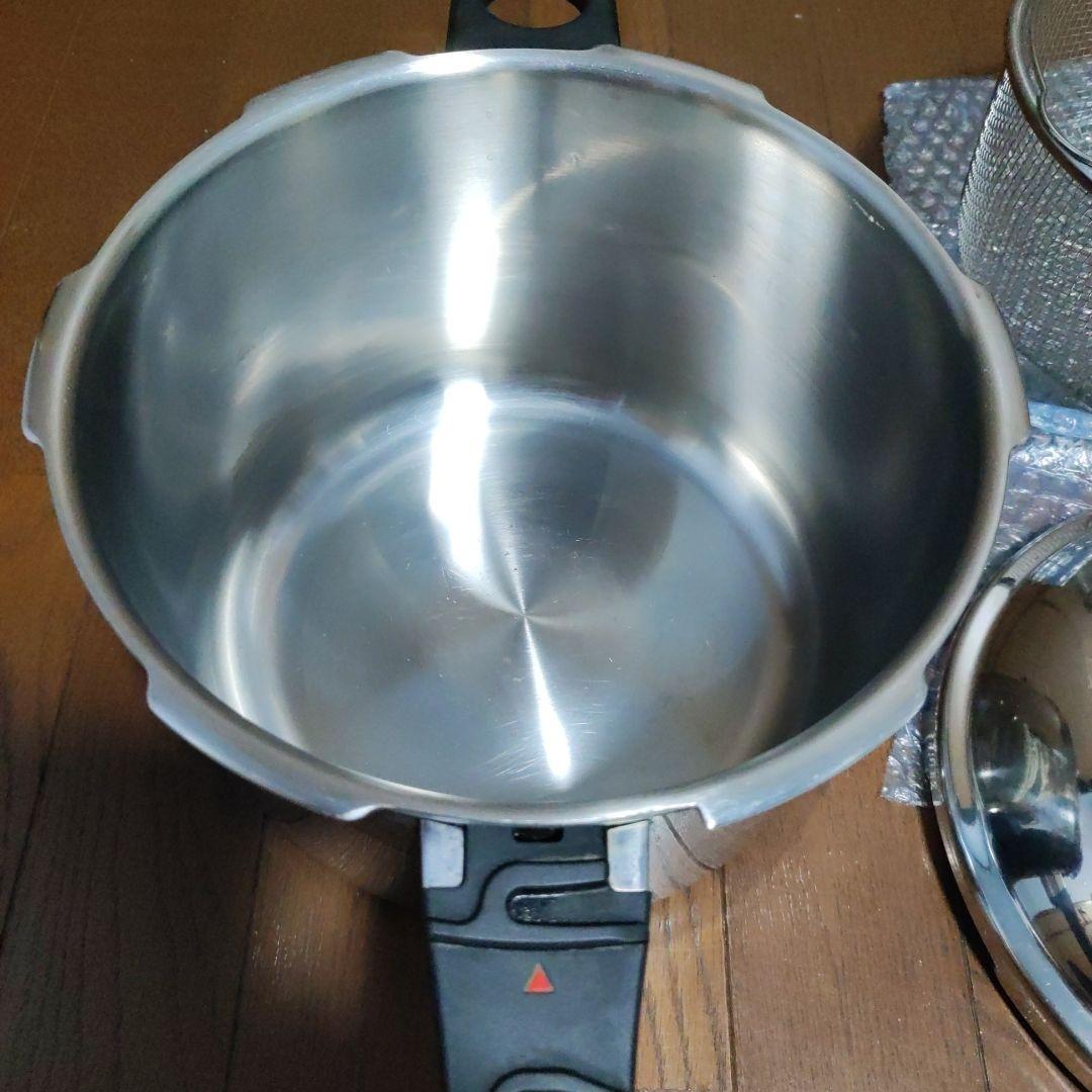 アサヒ軽金属　ゼロ活力なべ　5.5リットル 　蒸し器付き