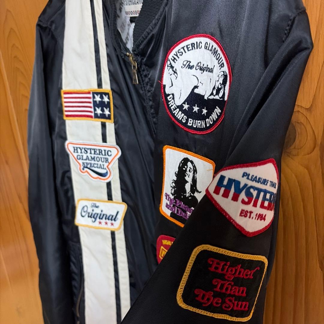 【 HYSTERIC GLAMOUR】Patch nylon jacket