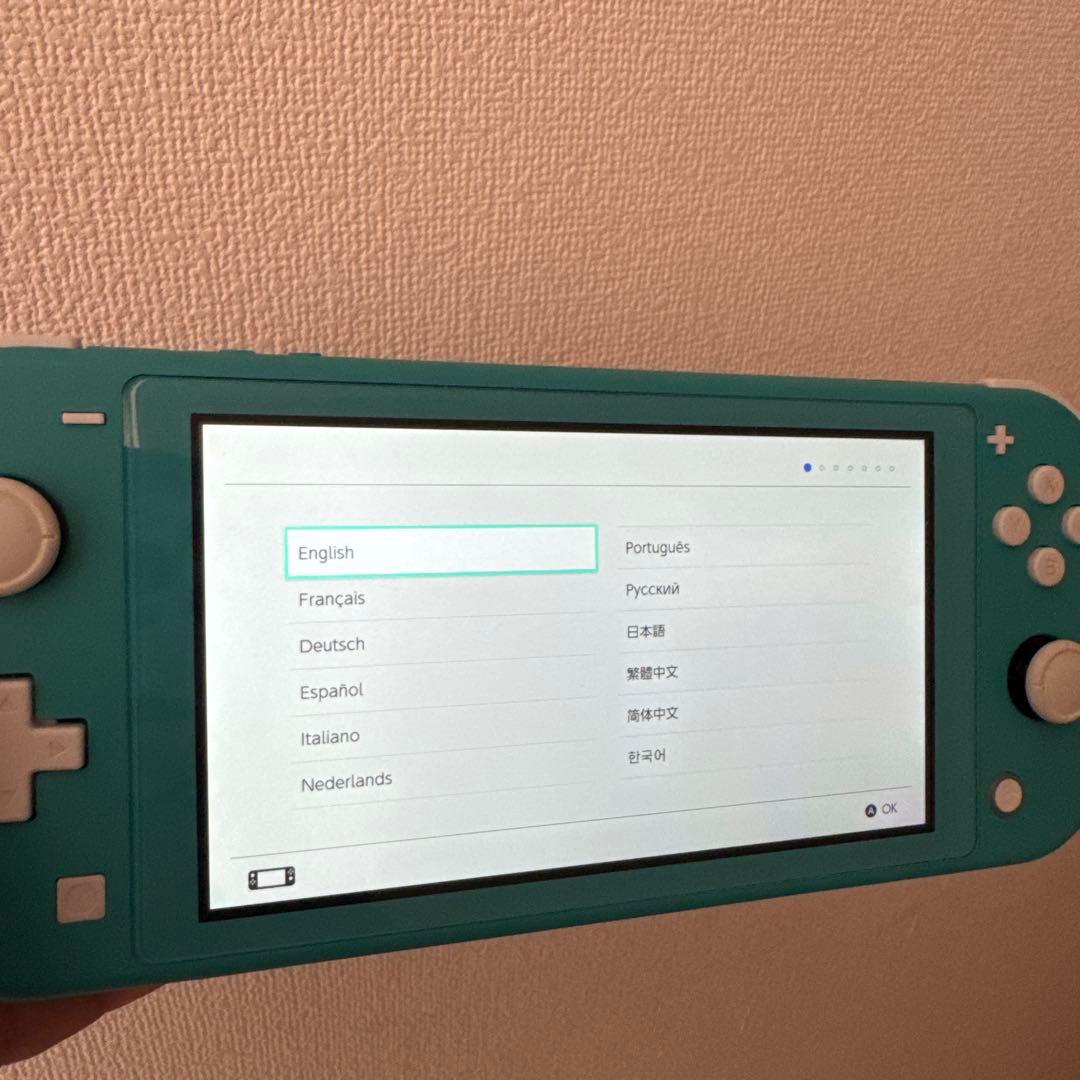 Nintendo Switch Lite ターコイズ 充電コード付
