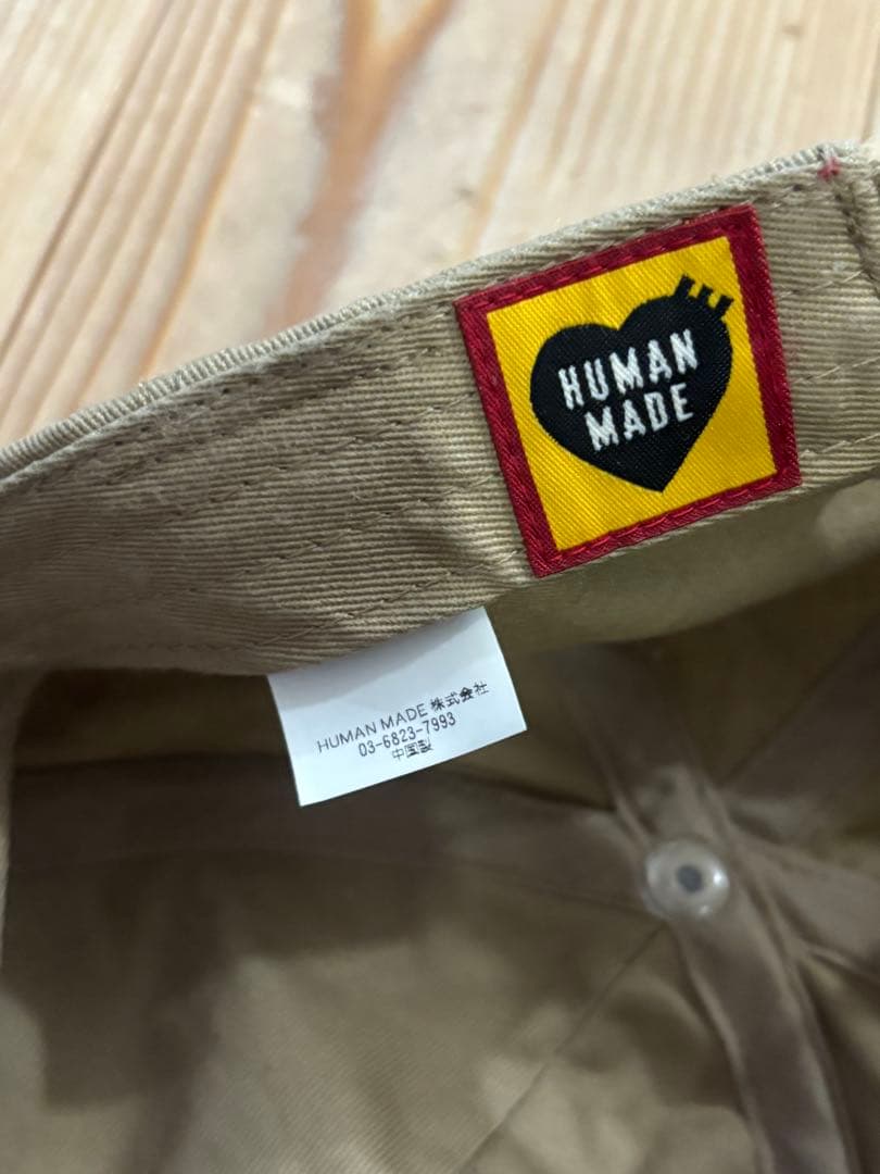 Human made キャップ ベージュ