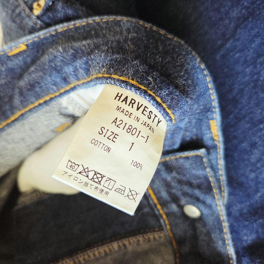 未使用級 HARVESTY CLASSICAL DENIM PANTS