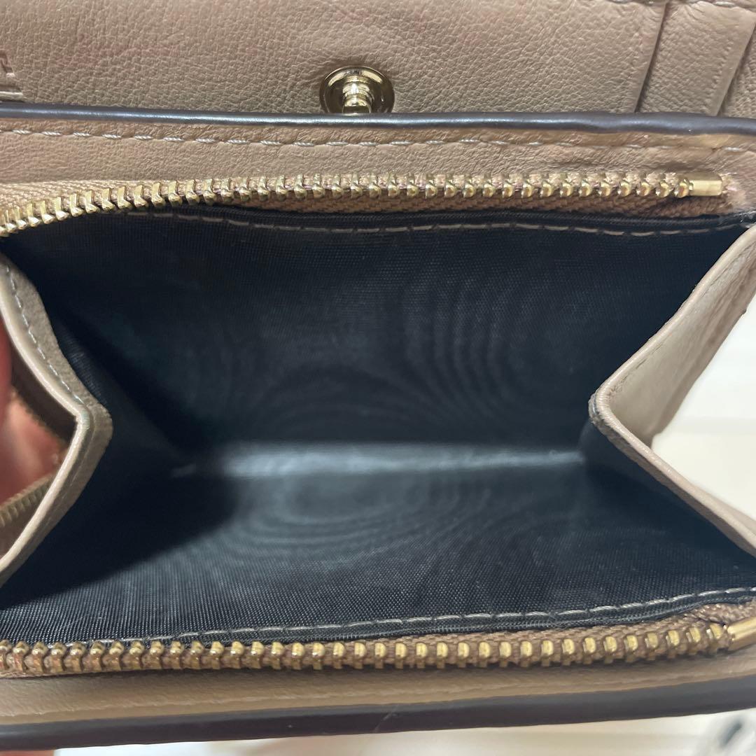 FURLA 二つ折り財布 ライトブルー