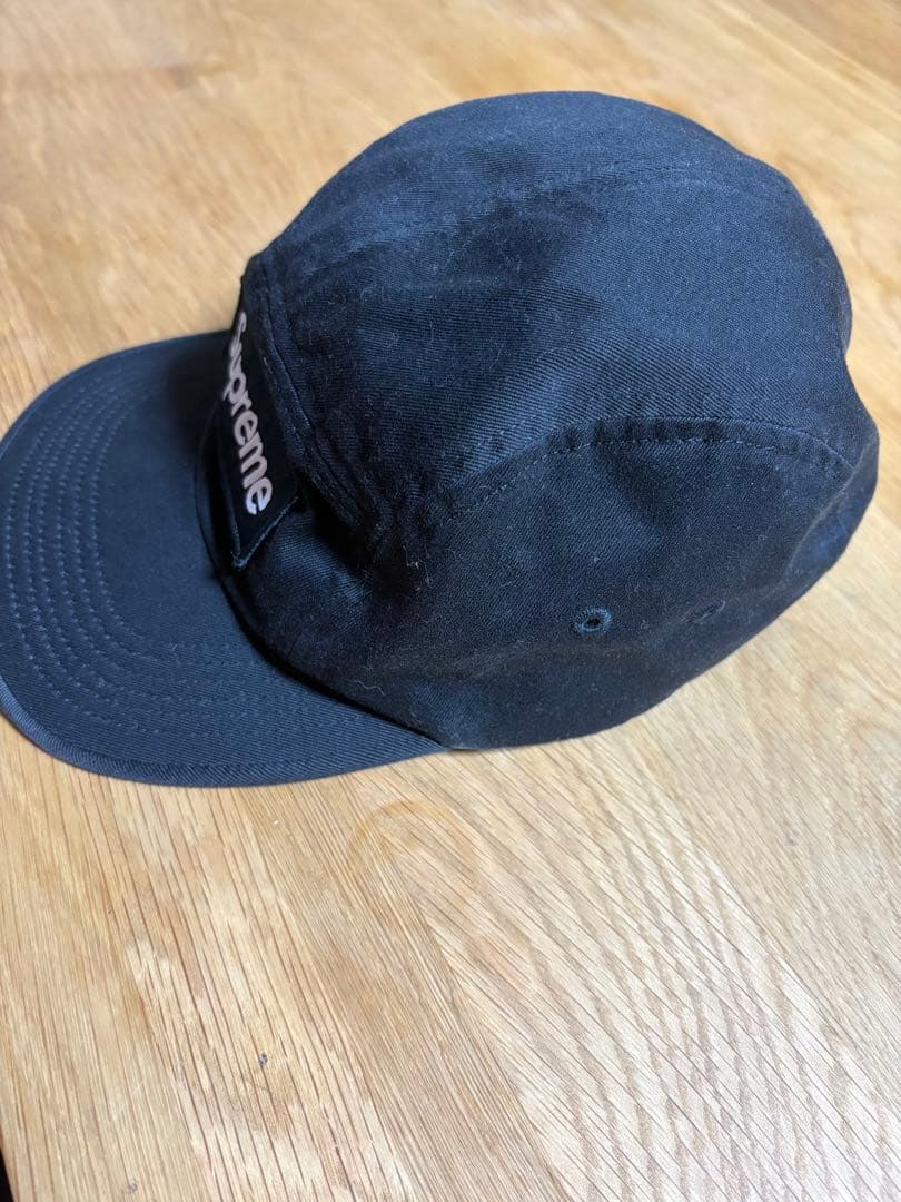 supreme Twill Camp Cap シュプリーム ブラック