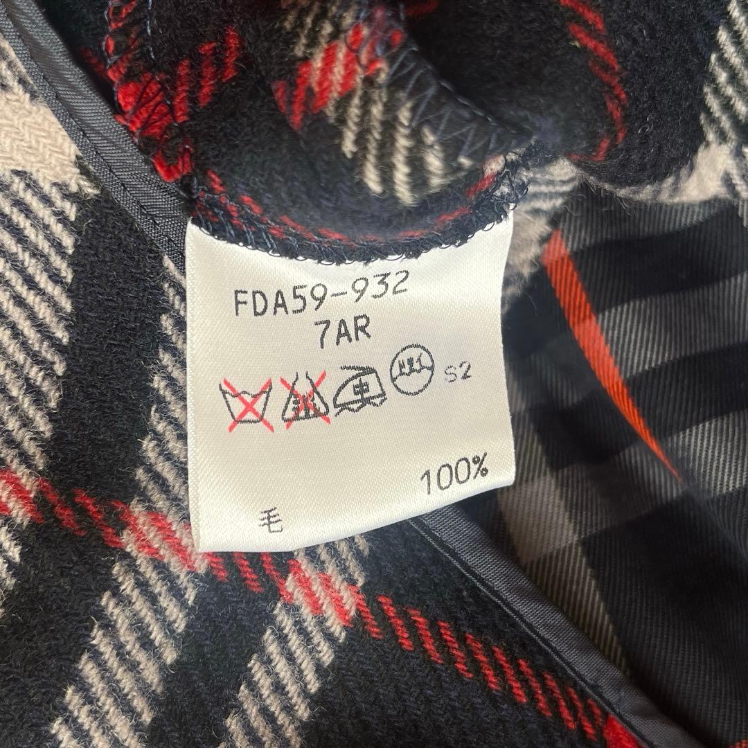 美品　バーバリー　ステンカラーコート　赤　レッド　ライナー付き　ノバチェック