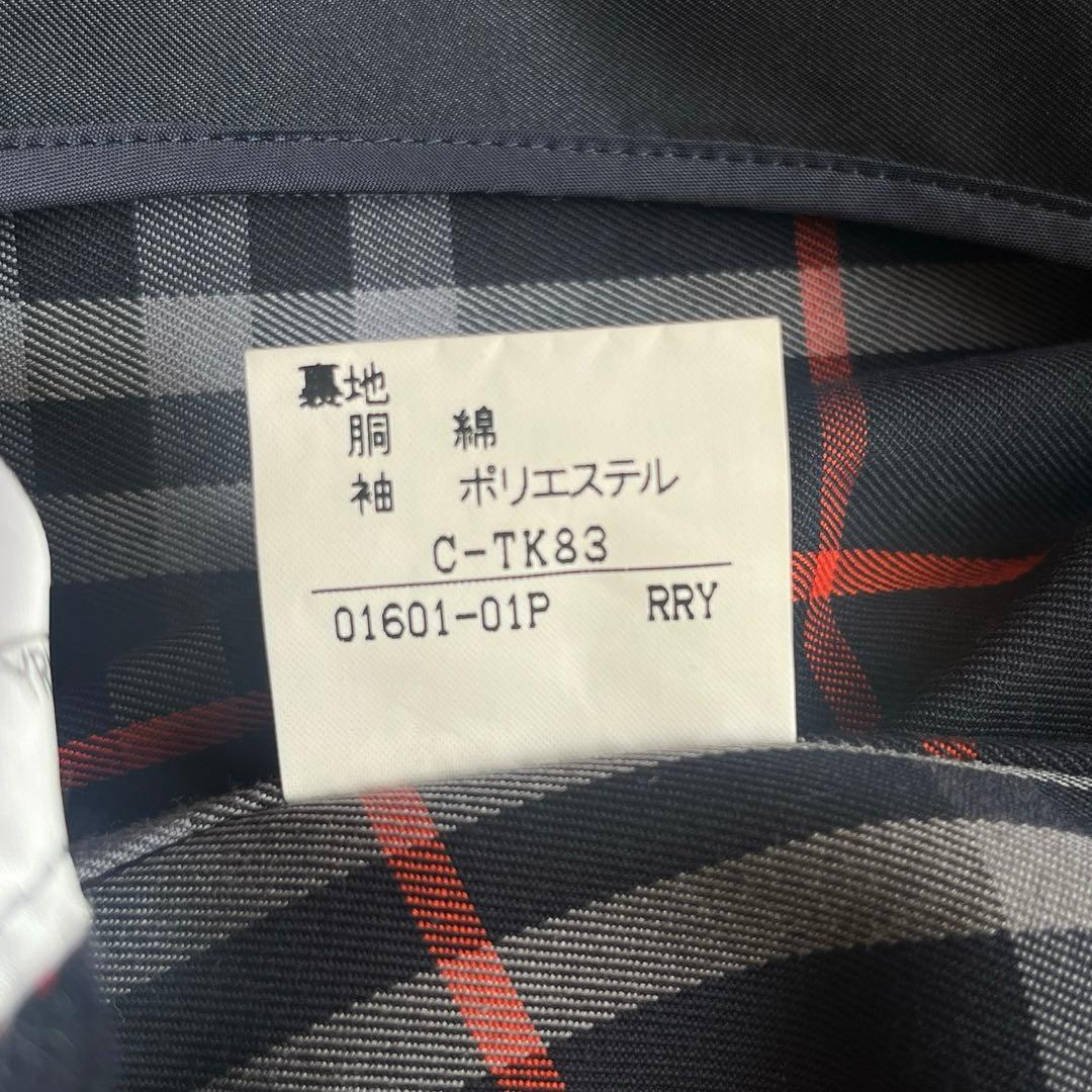 美品　バーバリー　ステンカラーコート　赤　レッド　ライナー付き　ノバチェック