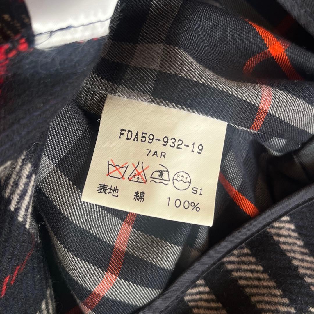 美品　バーバリー　ステンカラーコート　赤　レッド　ライナー付き　ノバチェック