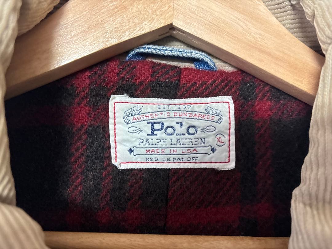 ぽ*ぶ様 90s OLD Ralph Lauren デニムカバーオール ラルフロ