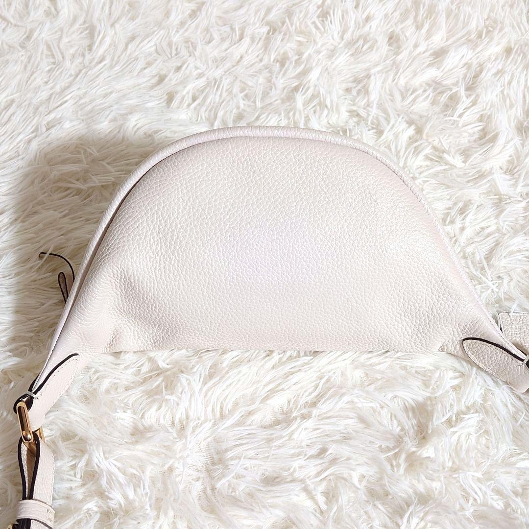 COACH F48738 ピンクベージュ ボディバッグ レザー 美品