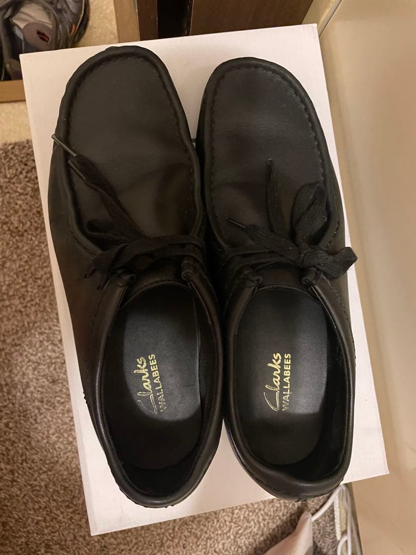 Clarks 黒 レザー