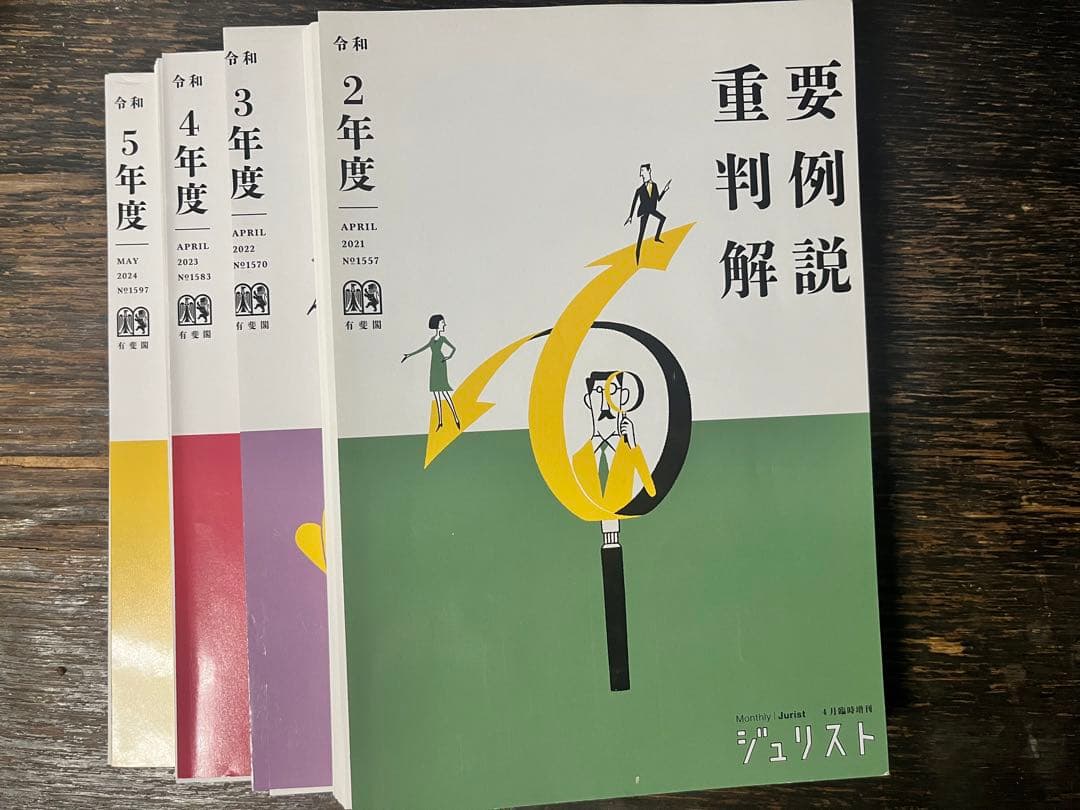 重要判例解説Ｈ１９から２９まで、Ｒ２から５まで、Ｈ１３と１５