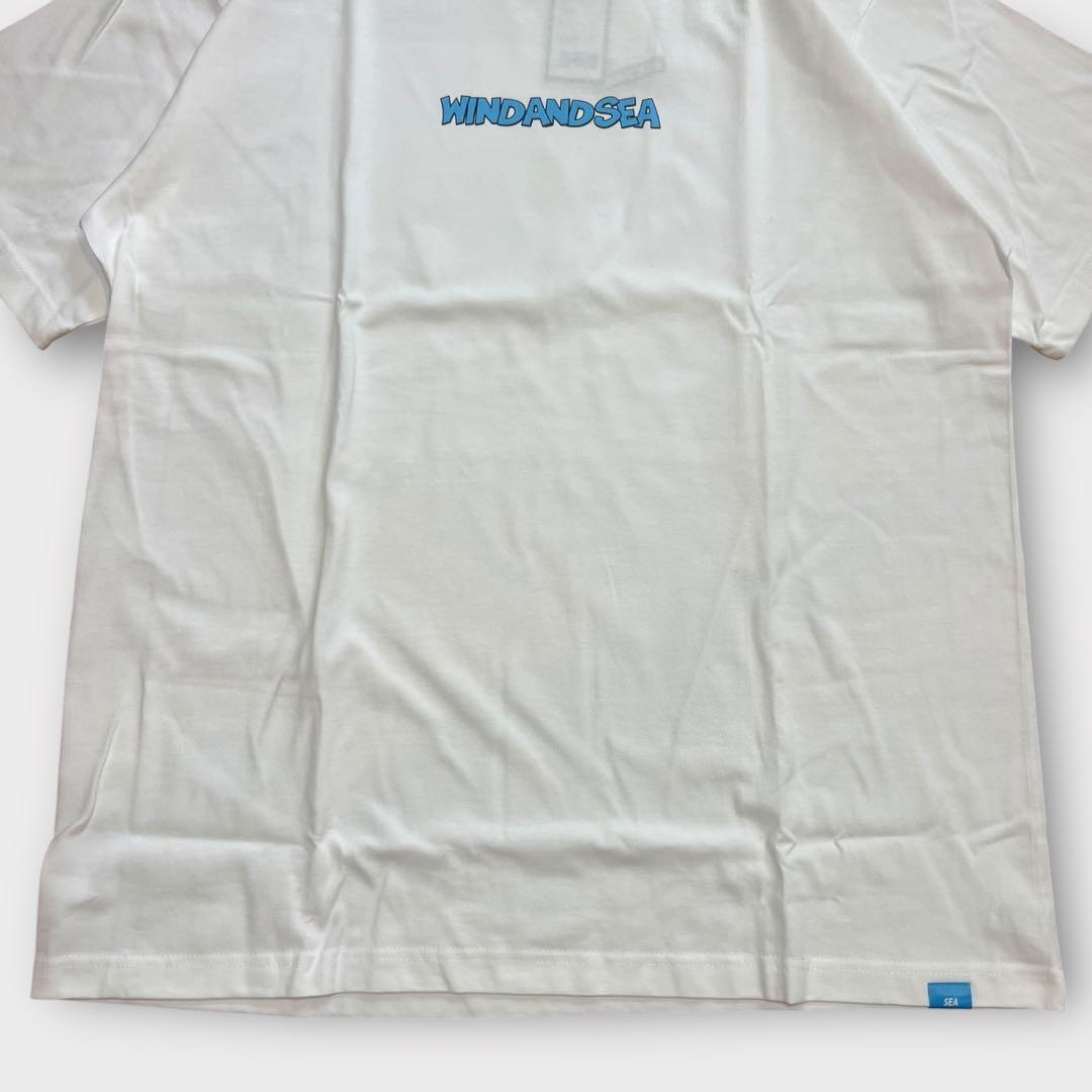 WIND AND SEA SMURFS WDS S/S TEE スマーフ L 白
