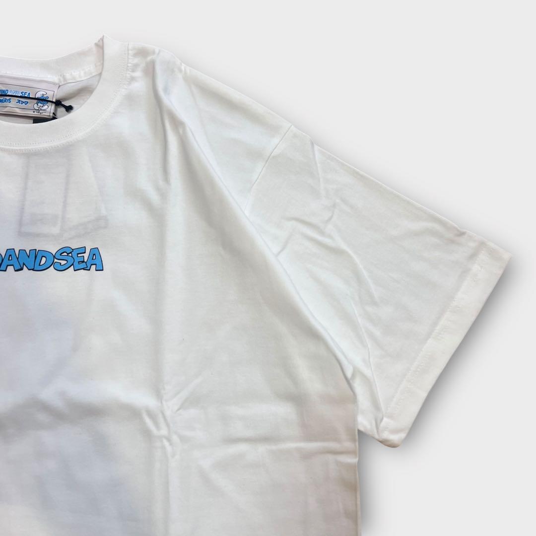 WIND AND SEA SMURFS WDS S/S TEE スマーフ L 白