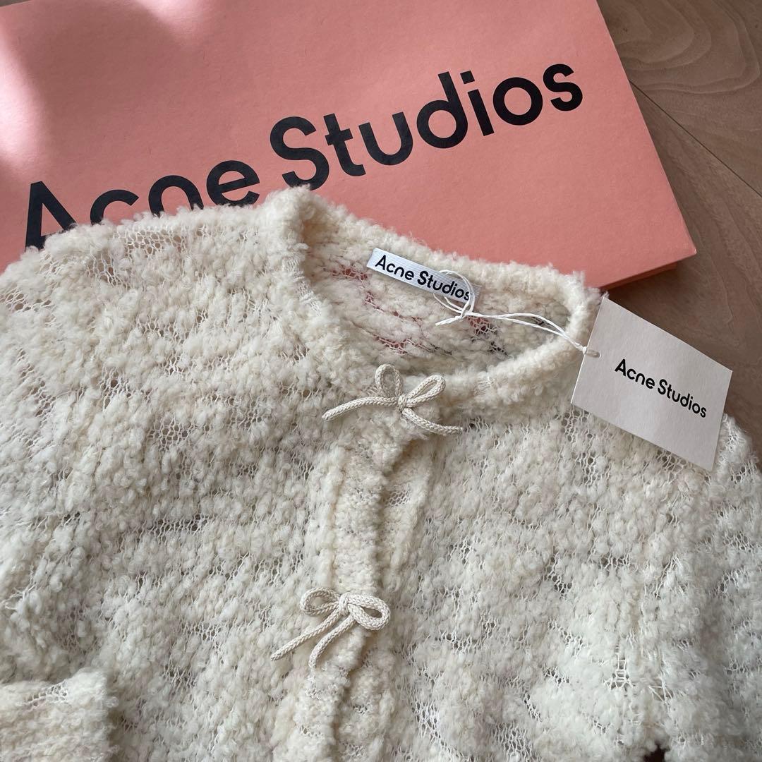 Acne Studios 新作リボンウールカーディガン　xxs