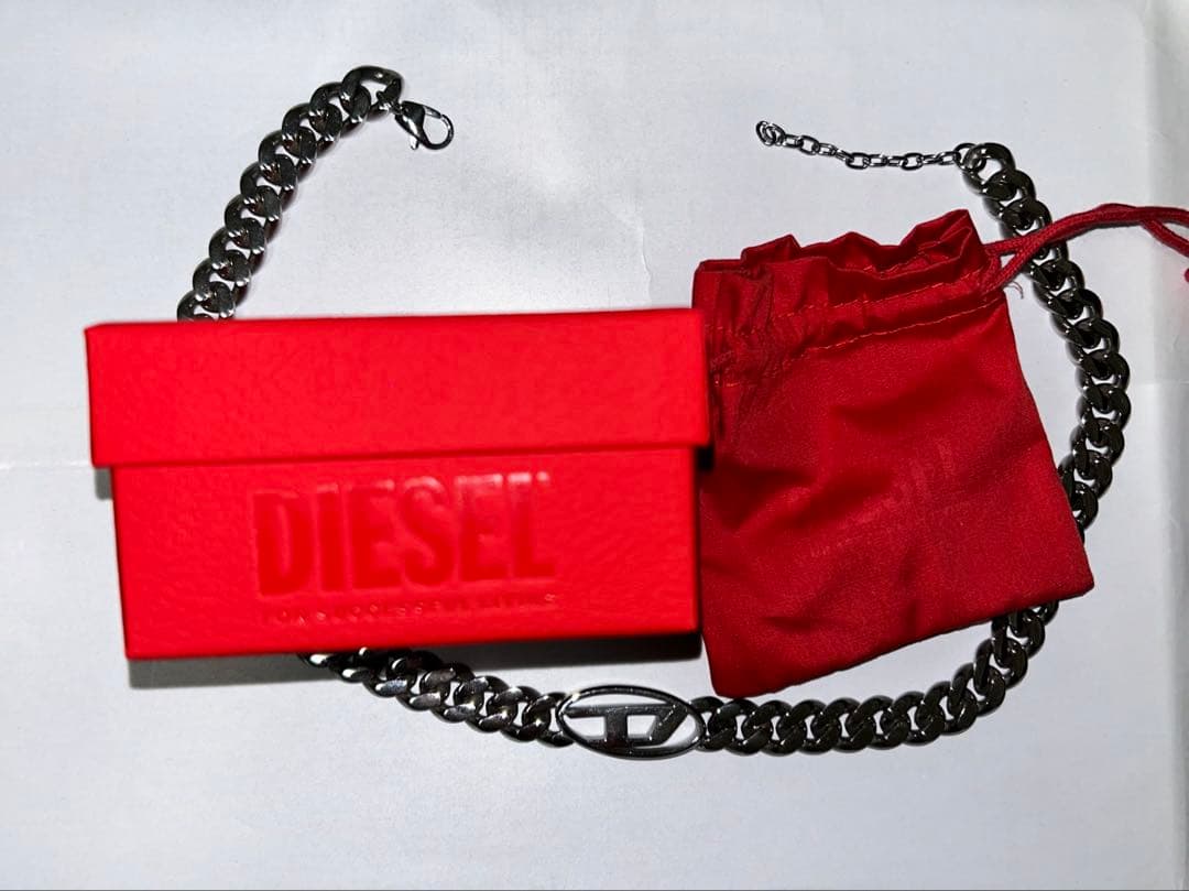 DIESEL チェーンネックレス ステンレス