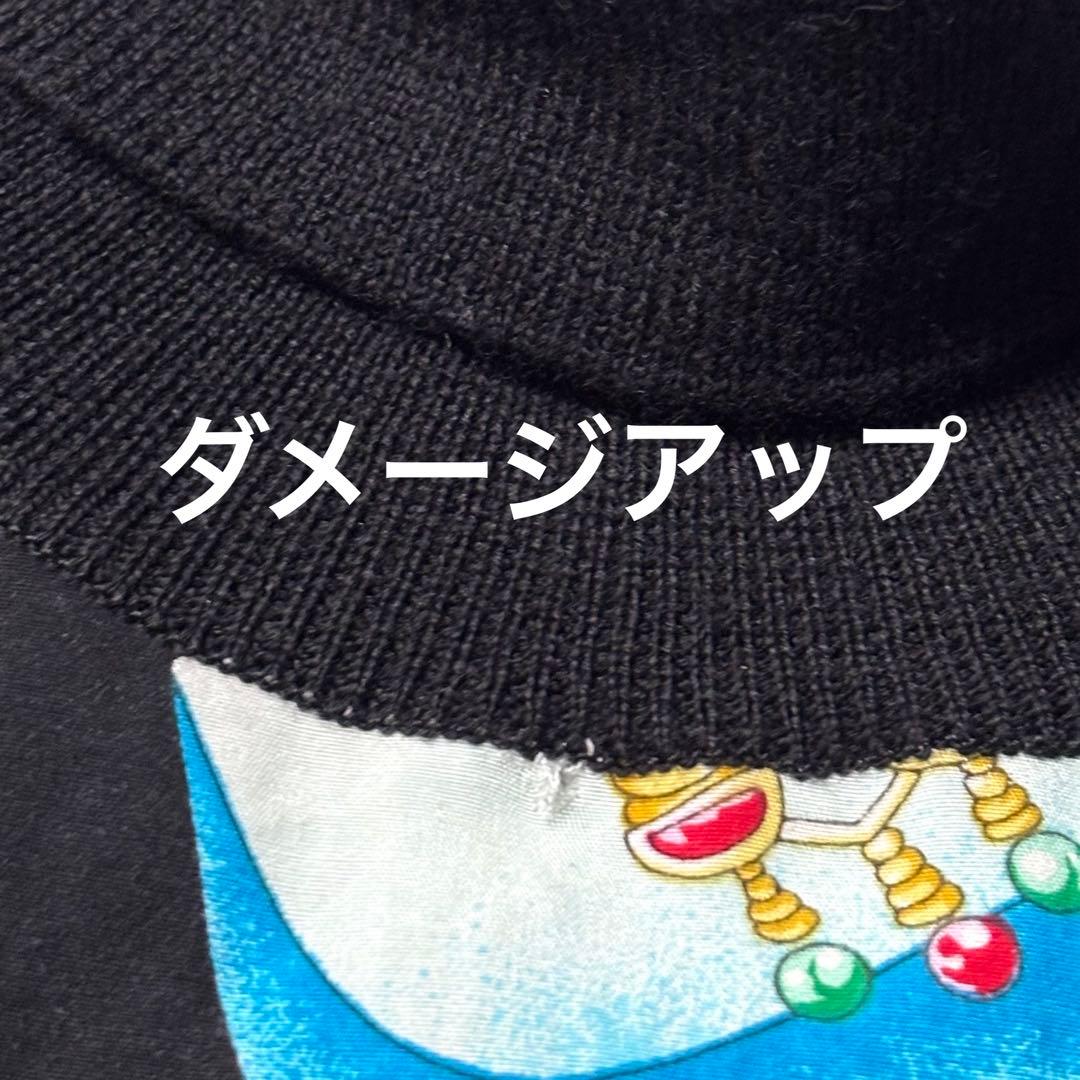レオナール ジュエリー柄ウールニット 異素材ドッキング