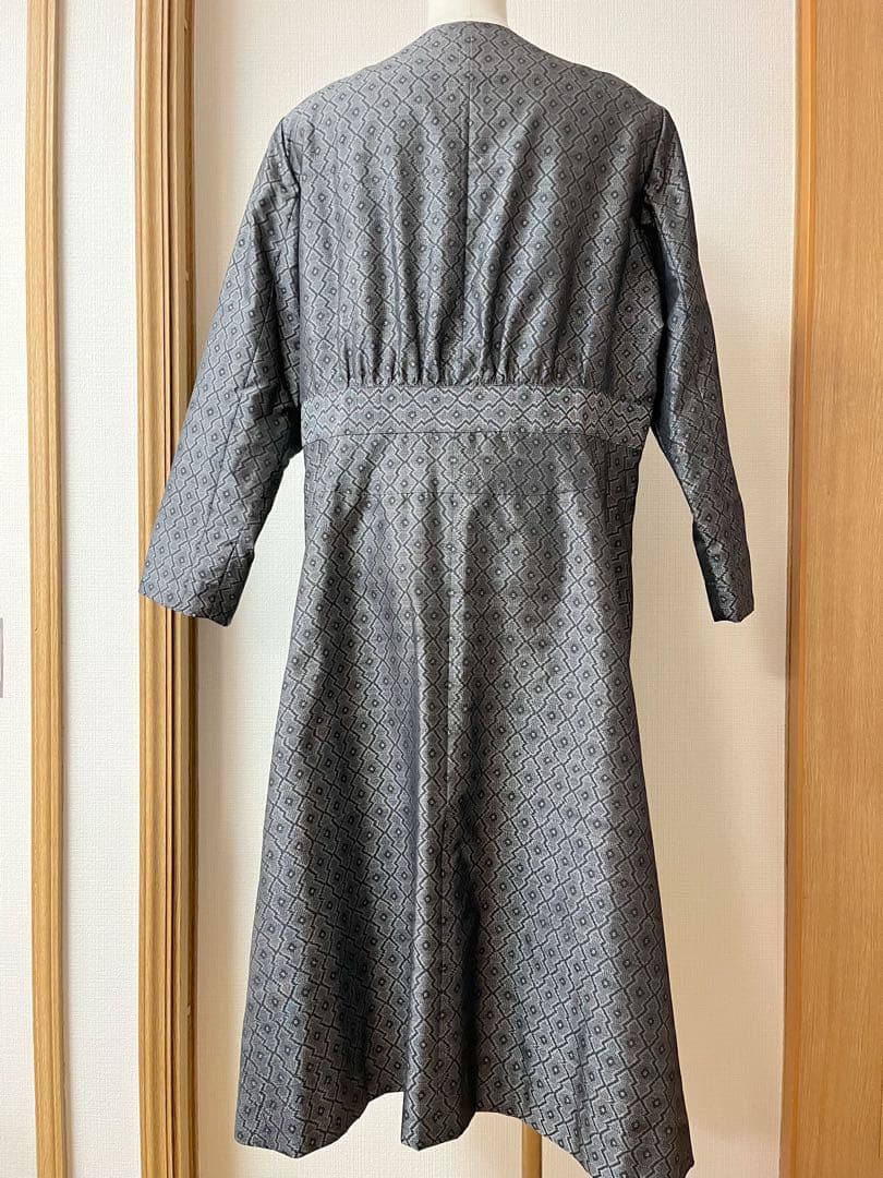 美品◇草野 栄◇久留米絣◇ワンピース◇コートとしても