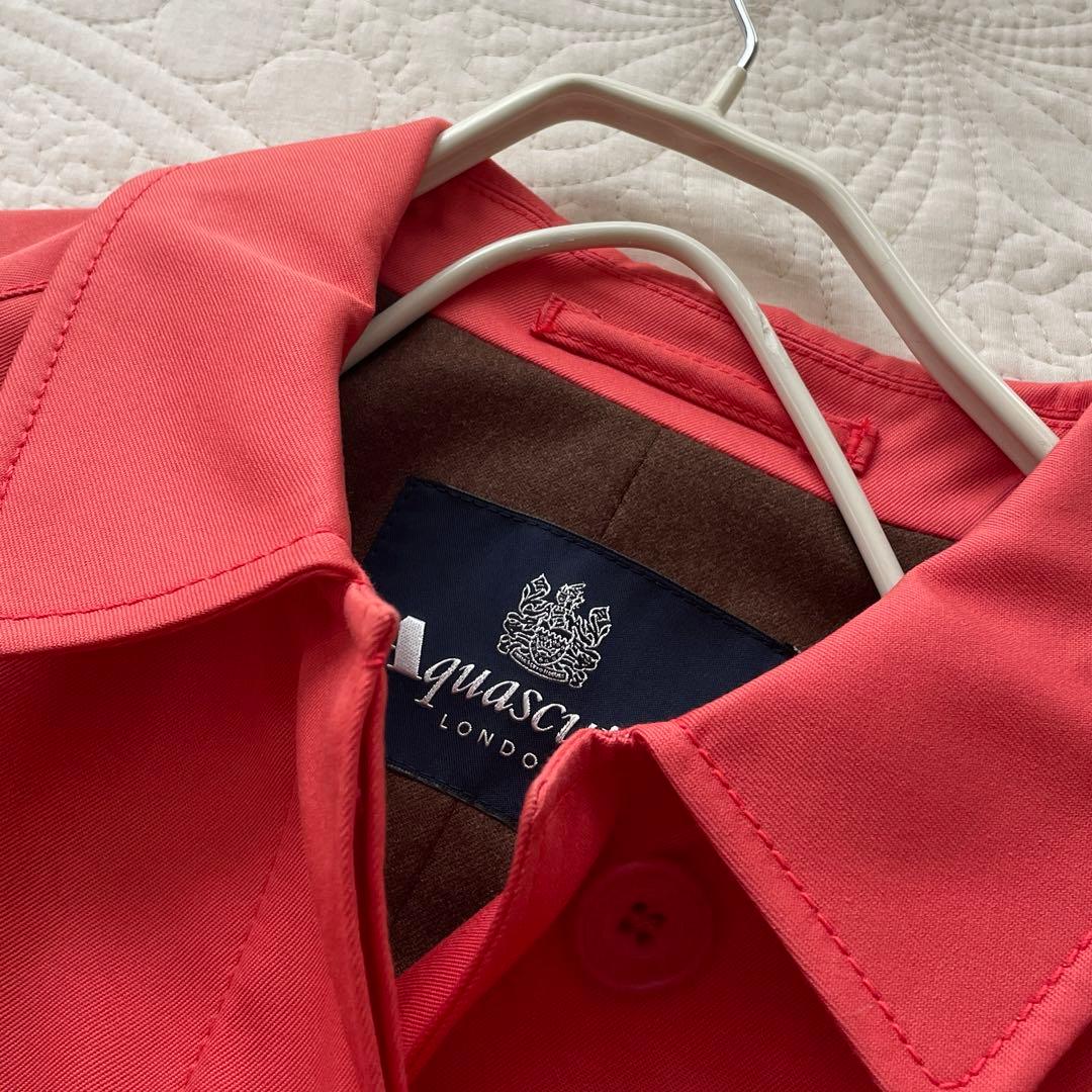 イギリス製　Aquascutum ステンカラーコート