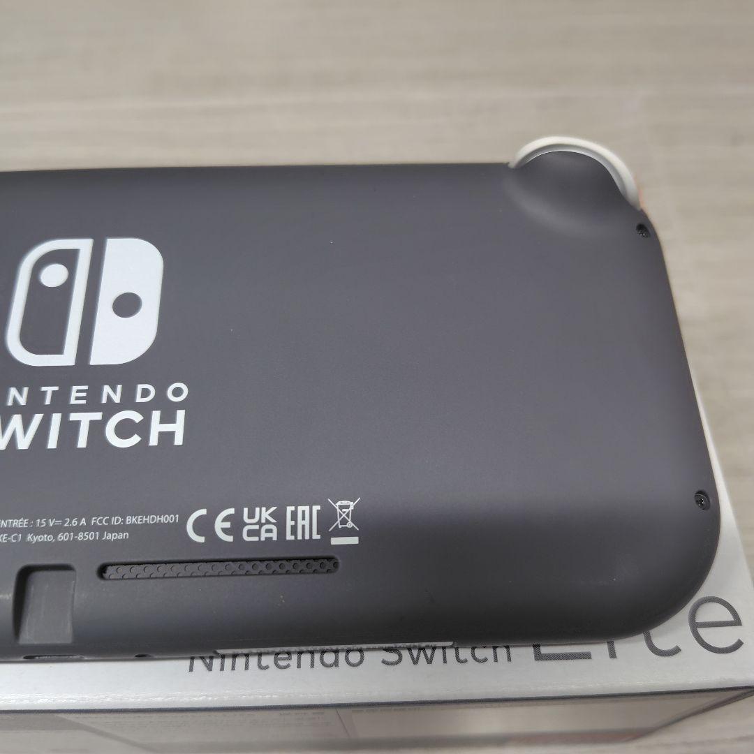 【ジャンク】修復歴ありswitch Lite スイッチライト グレー