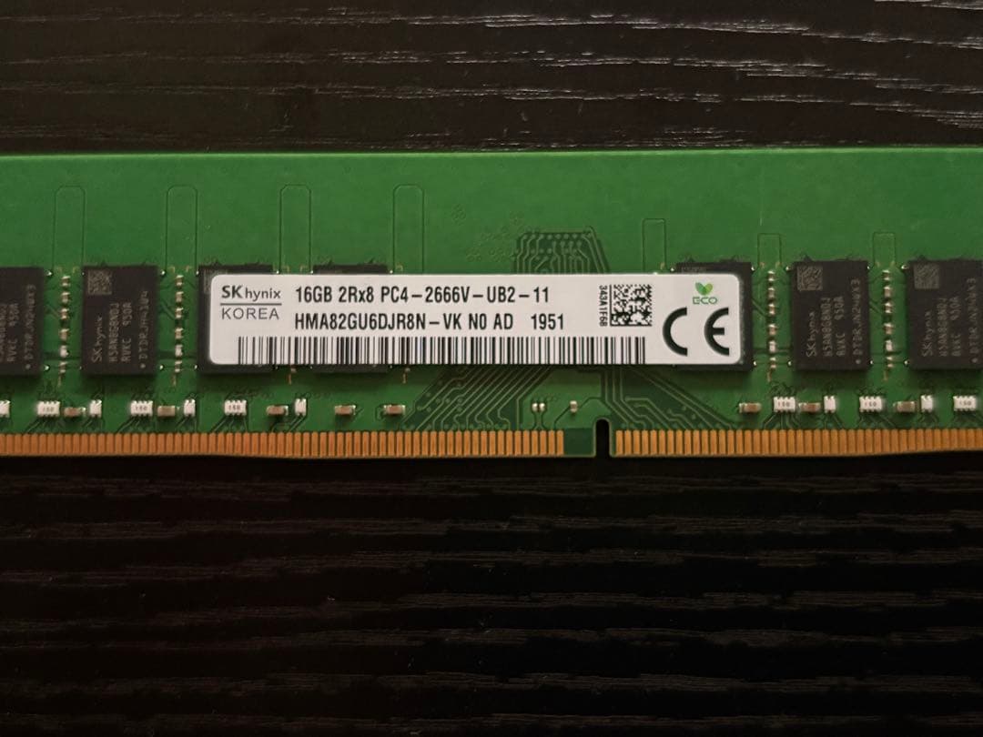 SK hynix 16GB x2枚DDR4 2666MHz メモリ 32GB