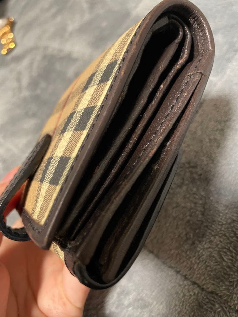 Burberry チェック柄 二つ折り財布