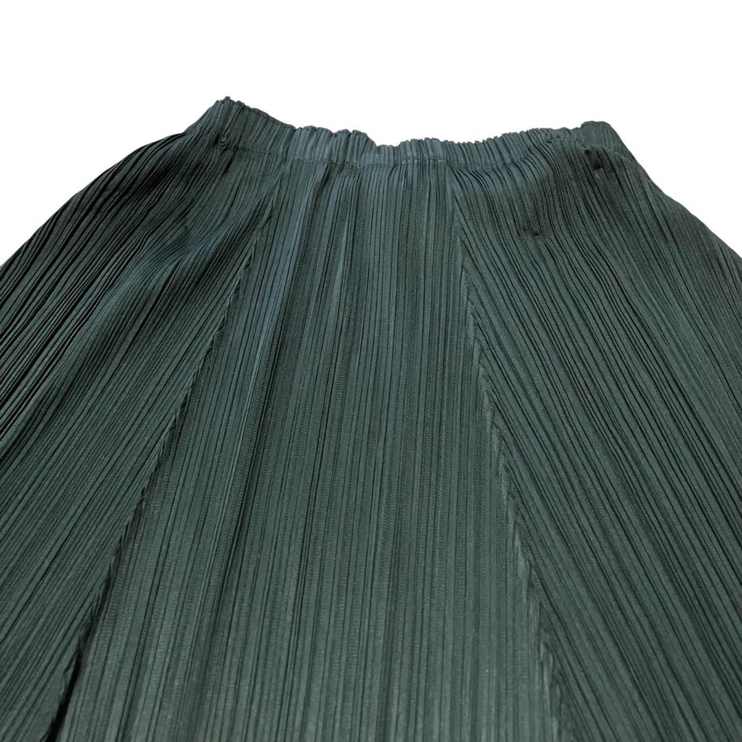 A*n様 PLEATS PLEASE パッチワーク 数字　変形ロングスカート　切